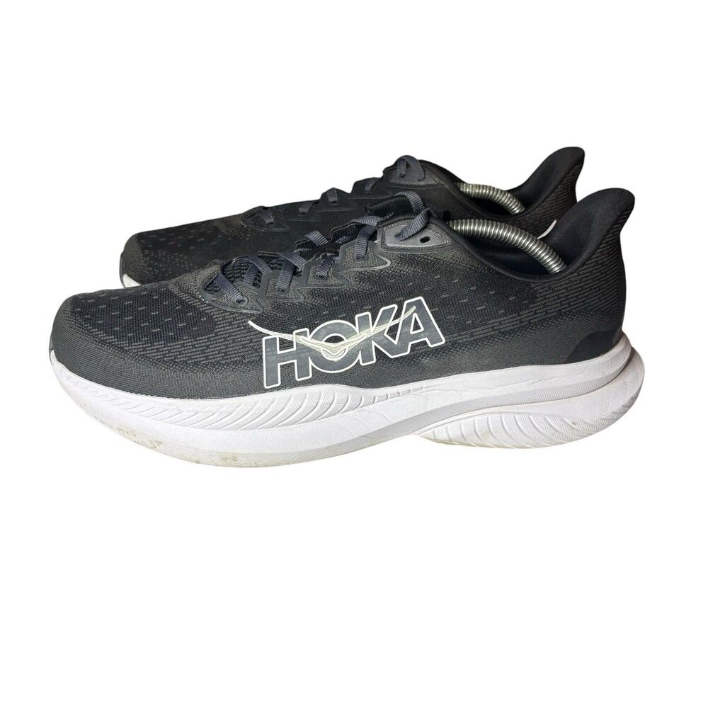 Hoka One One Mach 6 1147790 BWHT Mens 13 Running Shoes - NO INSOLES